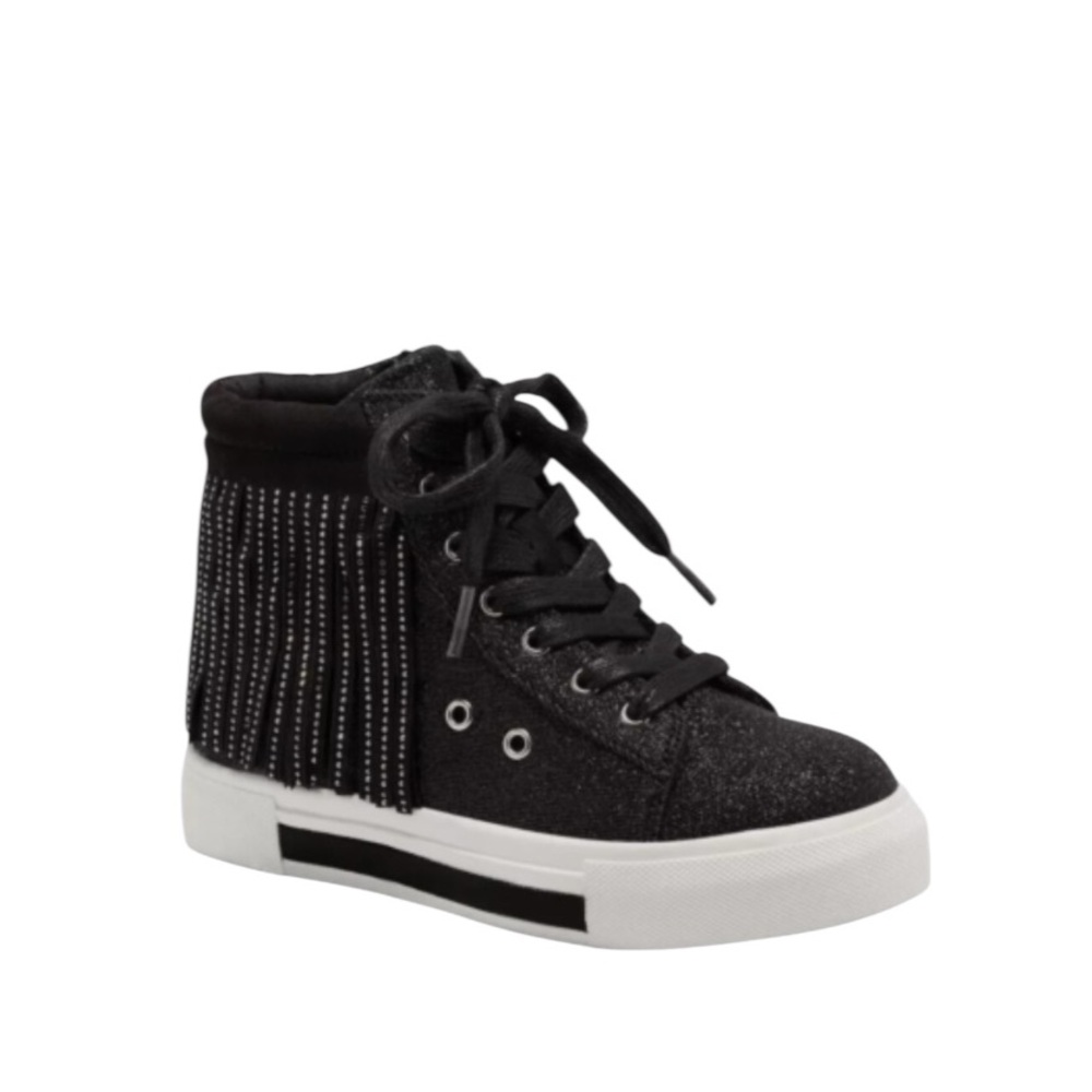 New INC International Concepts Girls Charlie Fringe High Top Sneakers